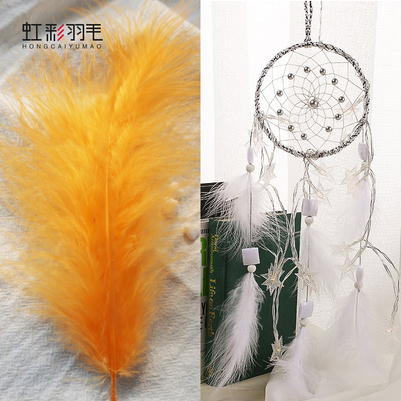 50Pcs Fluffy Turkey Marabou Fe - Feather Trim Marabou ulasan dan harga
