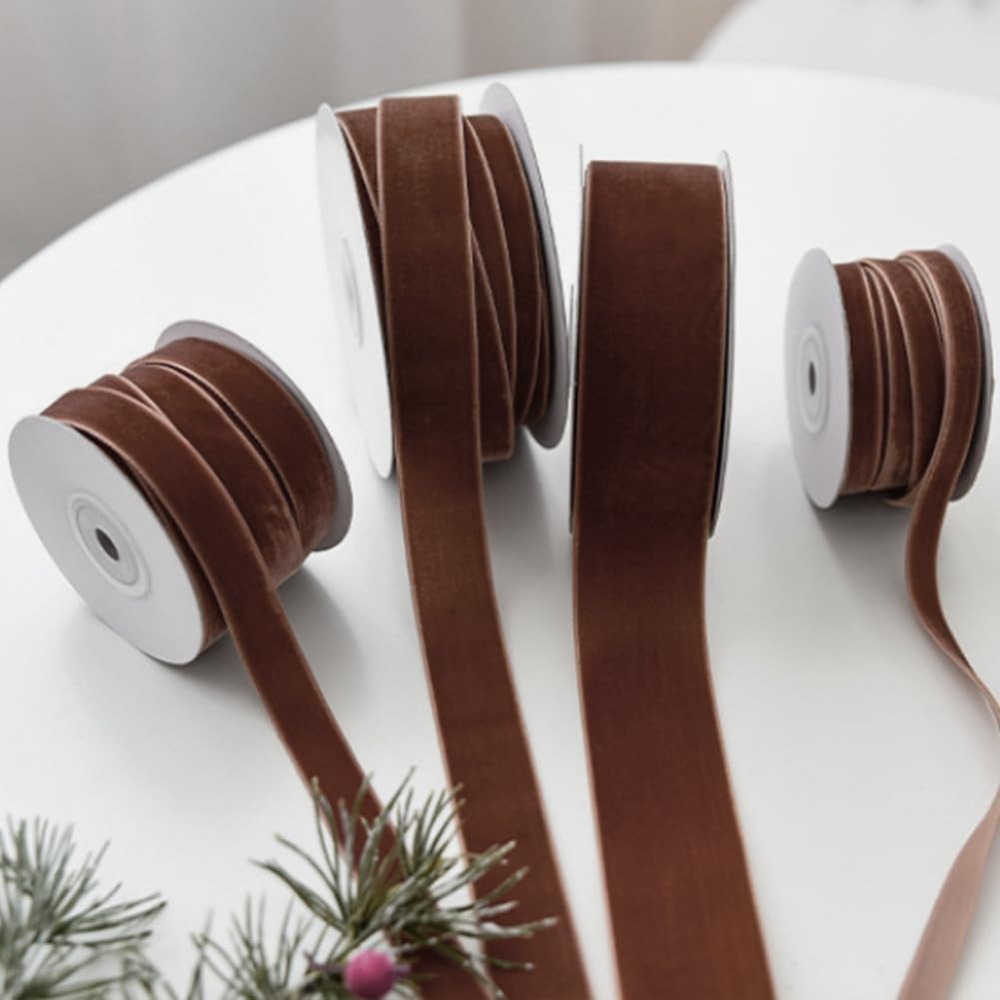 Single Face Velvet Ribbon Ribb - Velvet Ribbon Roll ulasan dan harga
