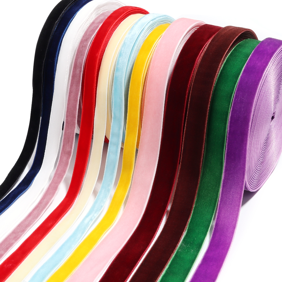 (10Yards/roll) Velvet Ribbon C - Velvet Ribbon Roll ulasan dan harga