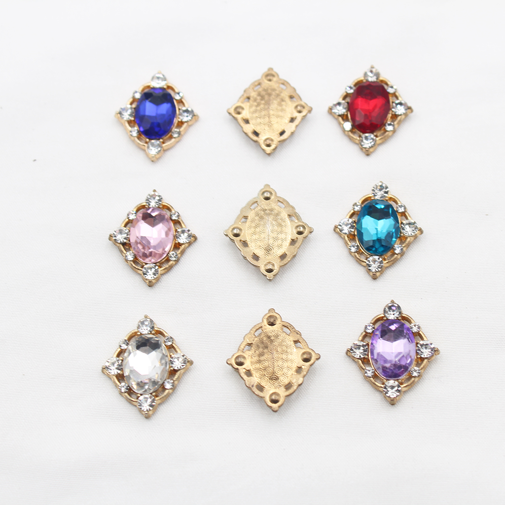10Pcs Vintage Crystal Sew on C - Craft Embellishment ulasan dan harga