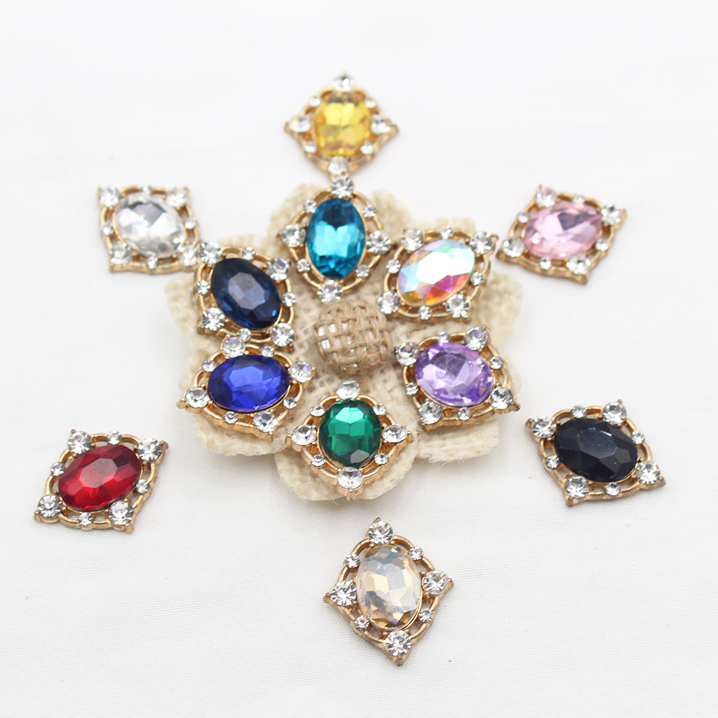 10Pcs Vintage Crystal Sew on C - Craft Embellishment ulasan dan harga