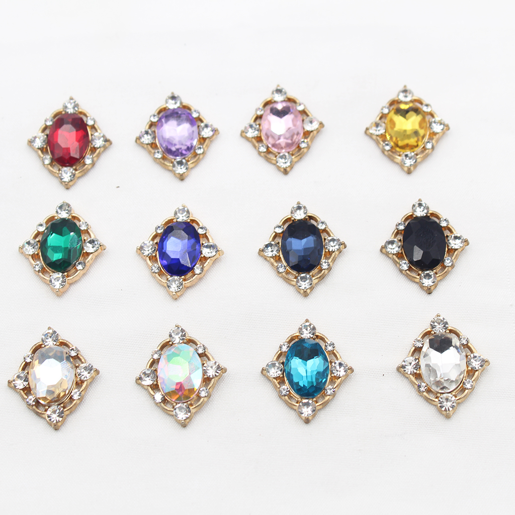 10Pcs Vintage Crystal Sew on C - Craft Embellishment ulasan dan harga