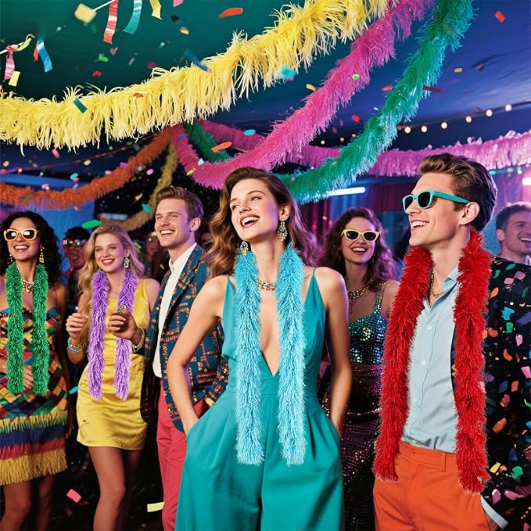 5-40Pcs Feather Boas Bulk 5Ft  - Feather Trim Marabou ulasan dan harga