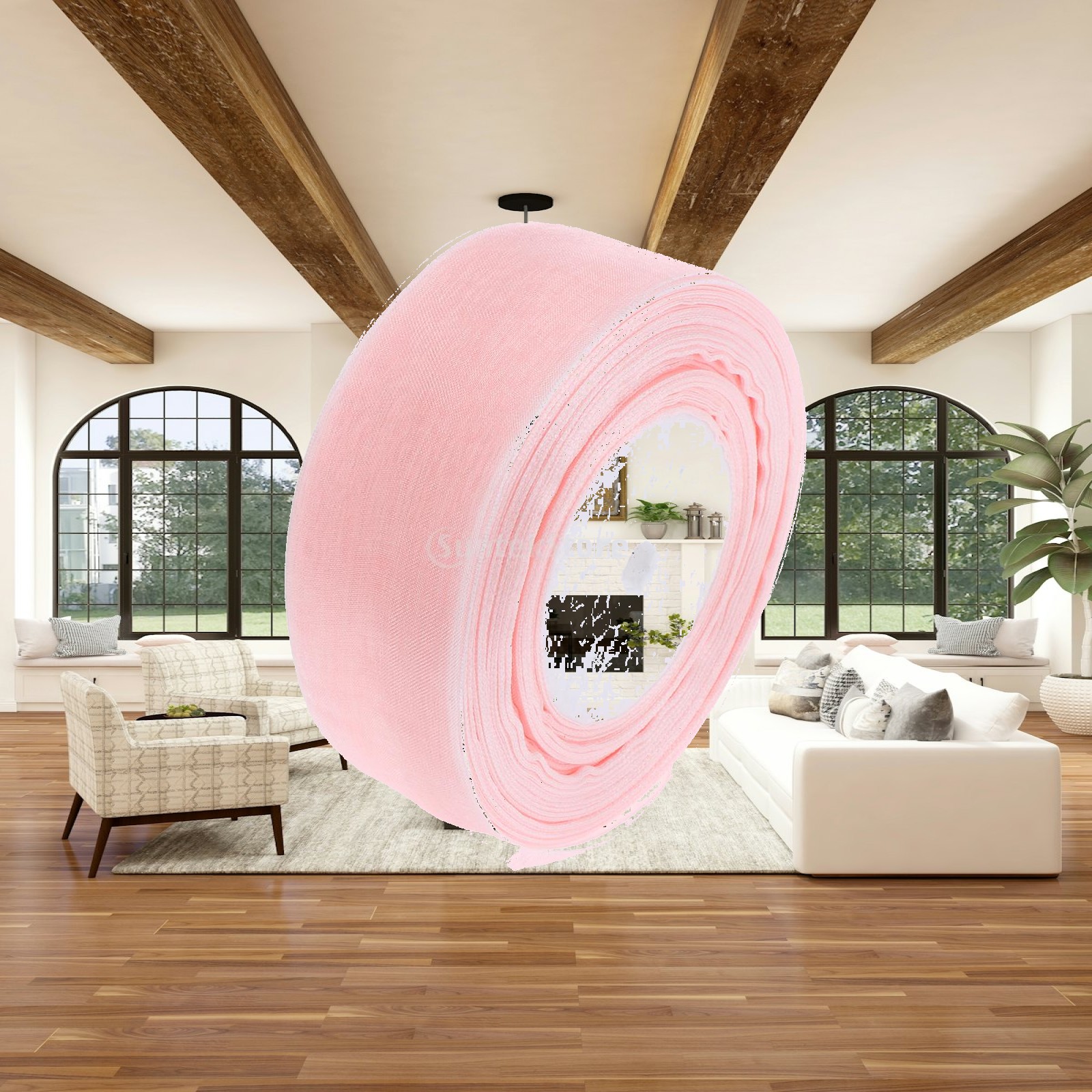 Sheer Organza Ribbon Large Sat - Organza Ribbon Spool ulasan dan harga
