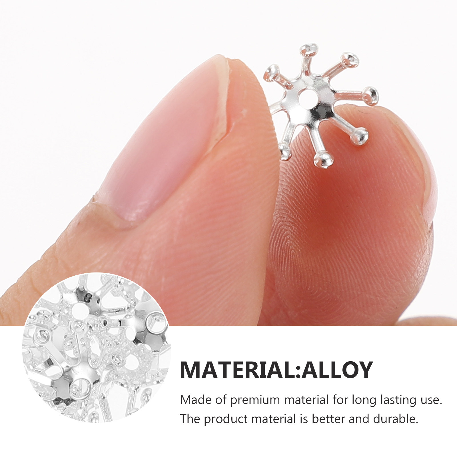 50Pcs Chic Flower Bud Shaped C - Craft Embellishment ulasan dan harga