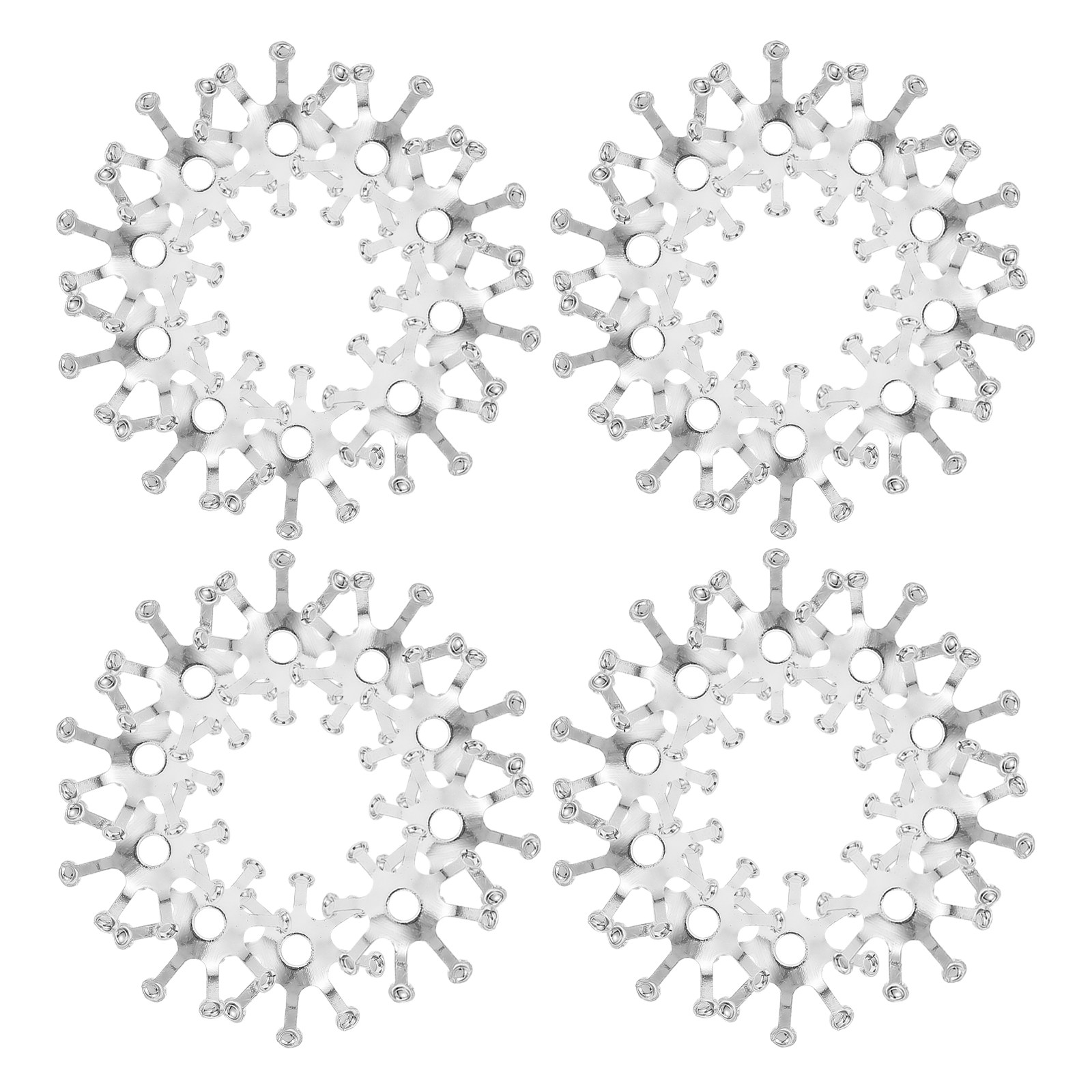 50Pcs Chic Flower Bud Shaped C - Craft Embellishment ulasan dan harga