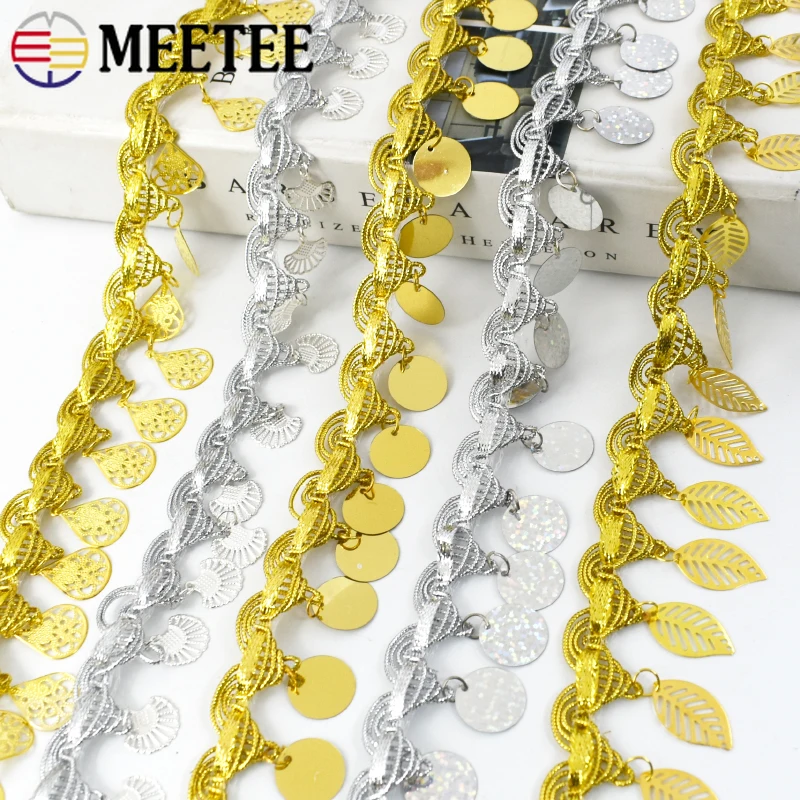 10Yards 3-5.5cm Sequin Tassel  - Fringe Ribbon Sewing ulasan dan harga