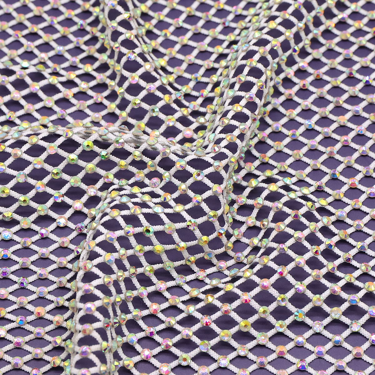 Multi Sizes Sewing Rhinestones - Crystal Mesh Fabric ulasan dan harga