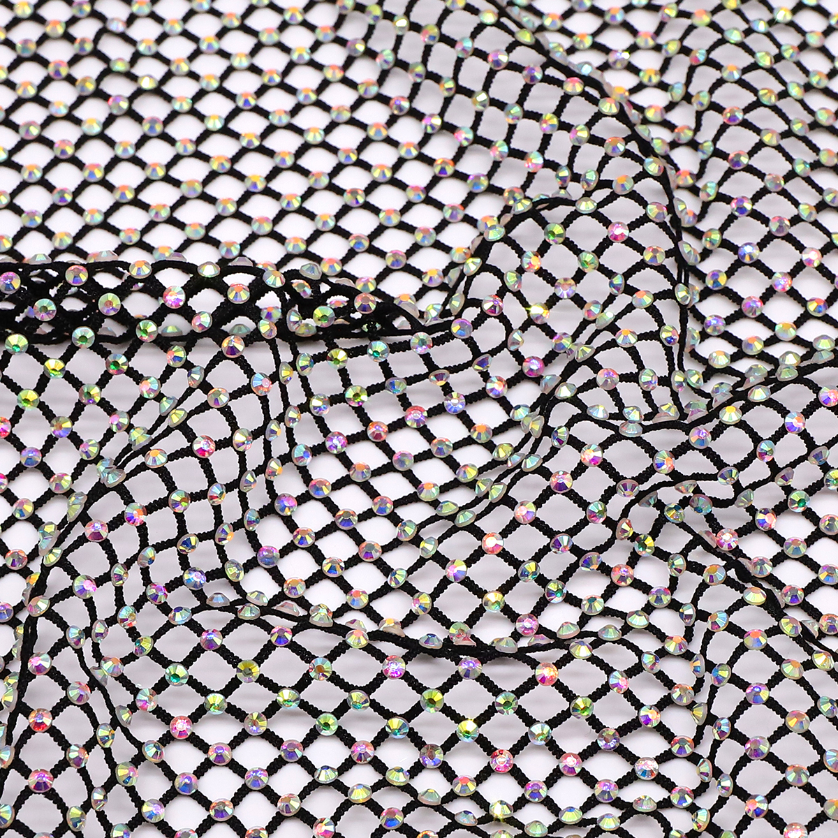 Multi Sizes Sewing Rhinestones - Crystal Mesh Fabric ulasan dan harga