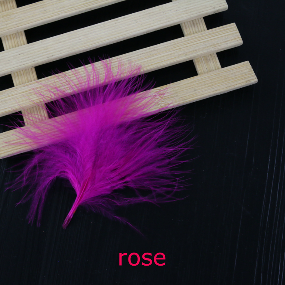 50Pcs/Lot! 6-10CM Multicolor B - Feather Trim Marabou ulasan dan harga