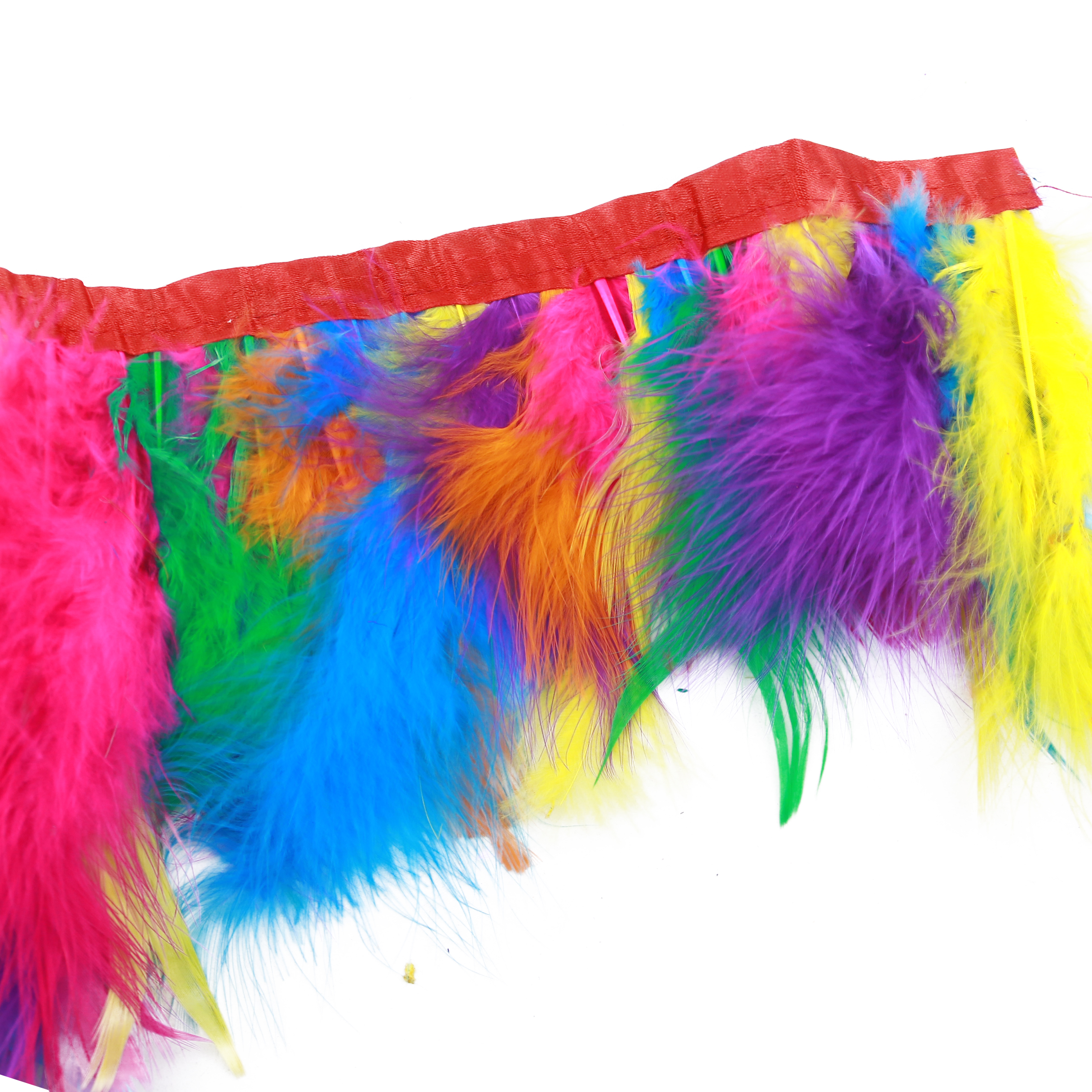 Vibrant Multicolor Marabou Tur - Feather Trim Marabou ulasan dan harga
