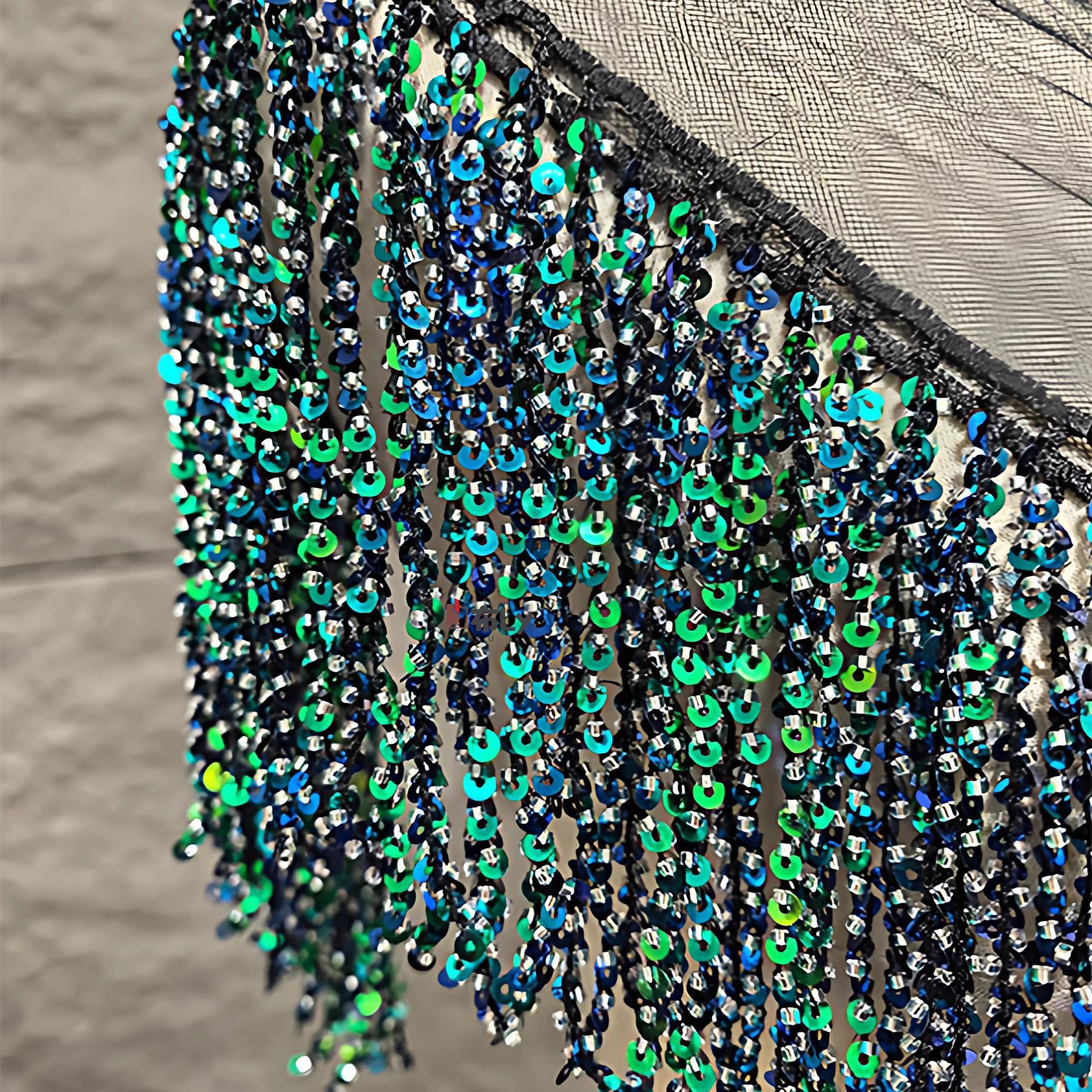 15cm Beaded Sequin Tassel Frin - Beaded Trim Fringe ulasan dan harga