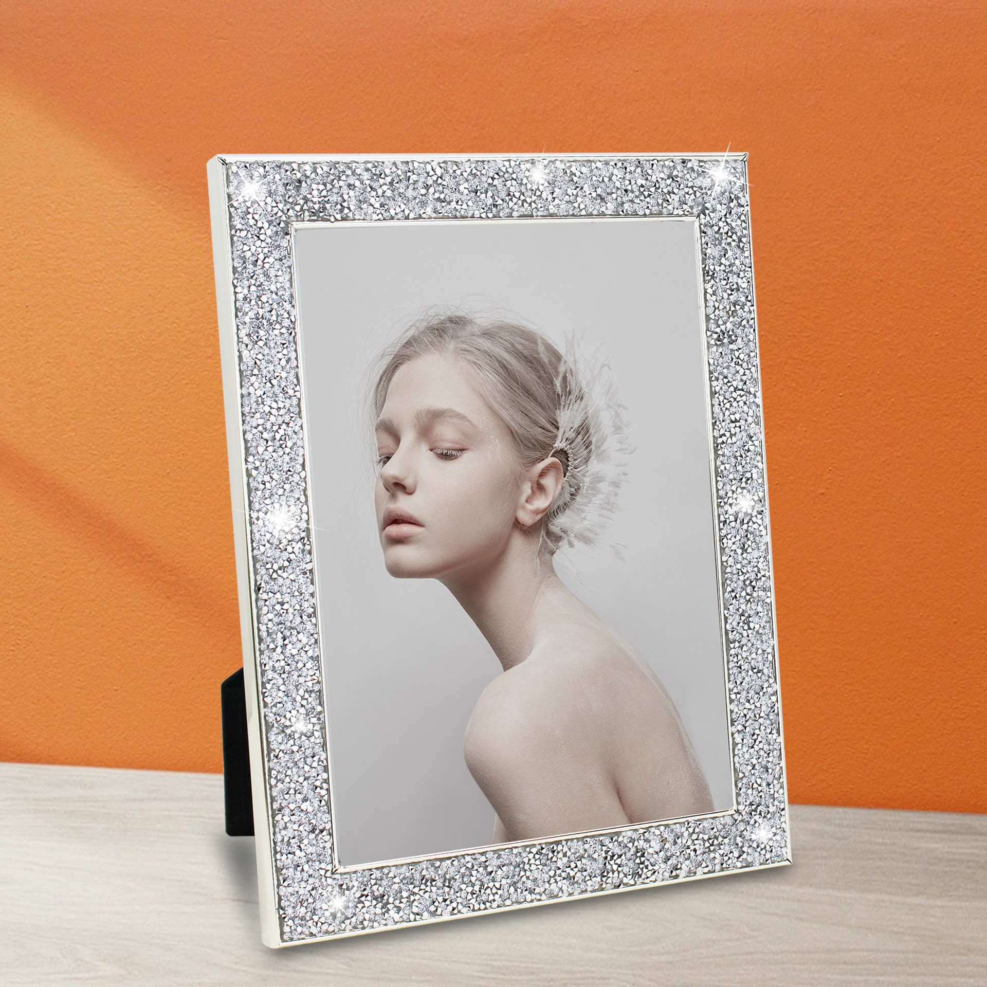 7-Inch Metallic Plated Picture - Sequin Fabric Panel ulasan dan harga