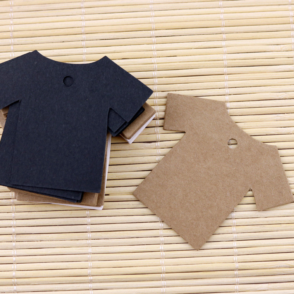 100Pcs Blank Kraft Paper Tags  - Craft Embellishment ulasan dan harga