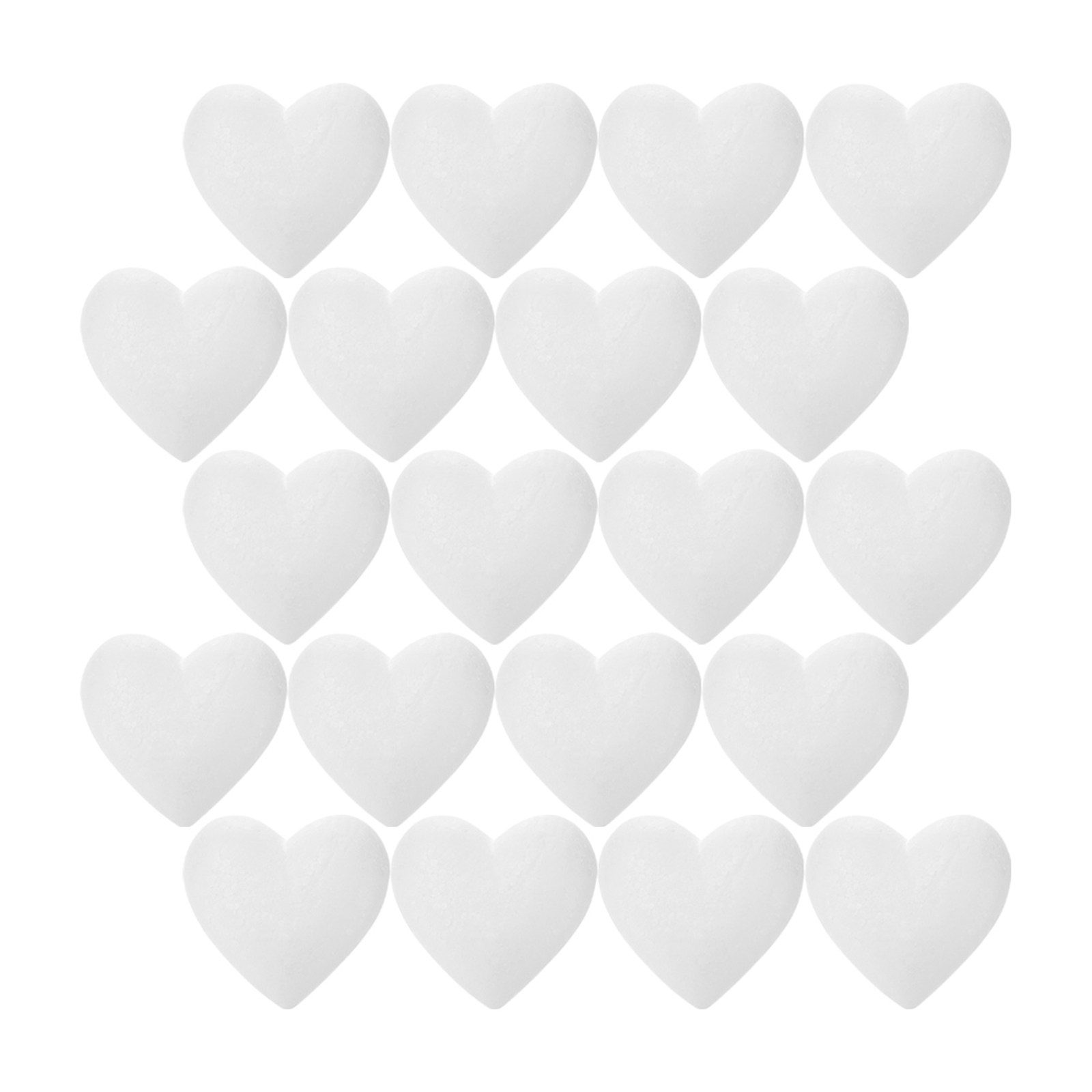 20Pcs Blank Heart Foam Balls L - Craft Embellishment ulasan dan harga