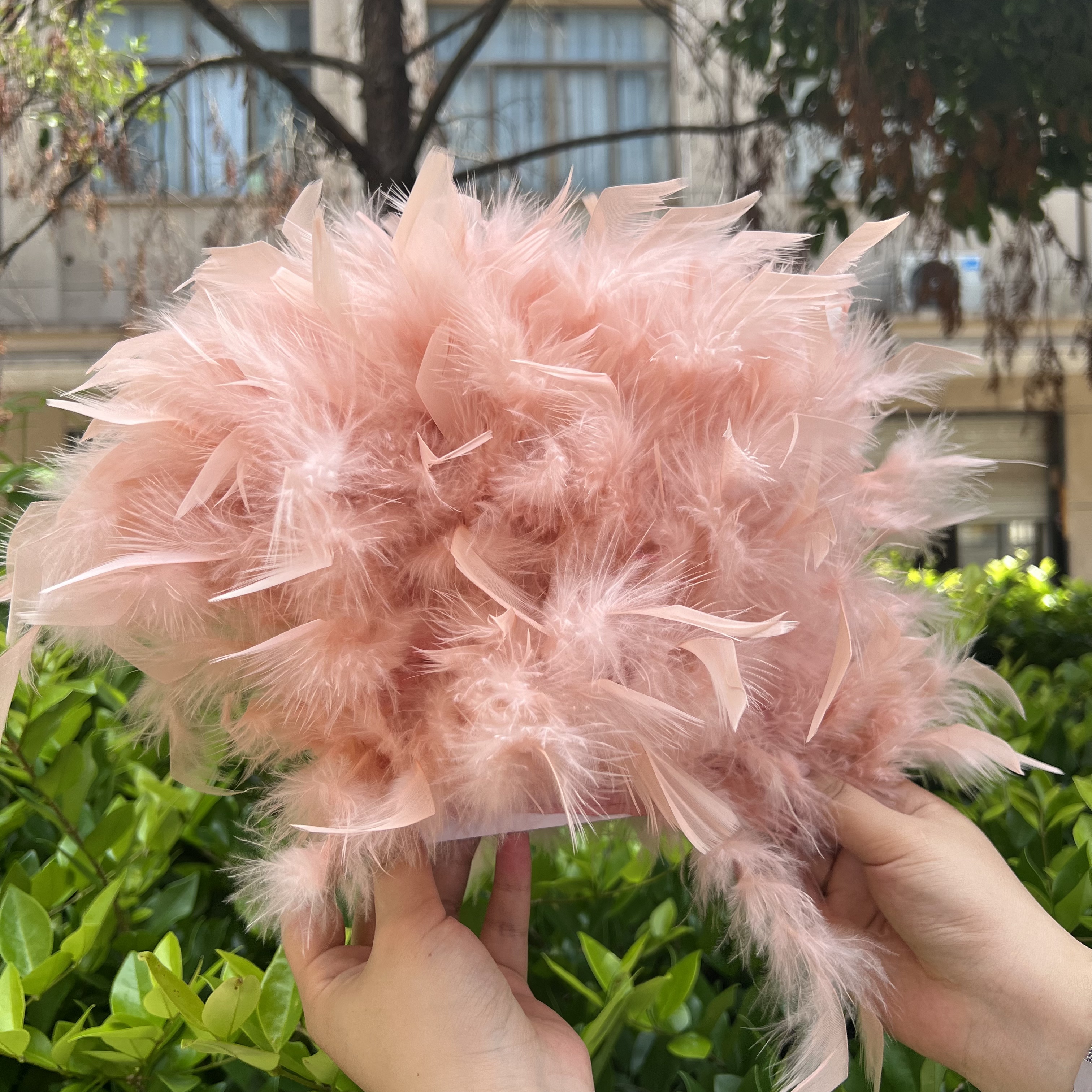 10m Dyed Turkey Feather Trims  - Feather Trim Marabou ulasan dan harga