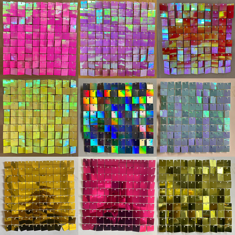 6/12/16/18/24/25/26/27Pcs Shim - Sequin Fabric Panel ulasan dan harga