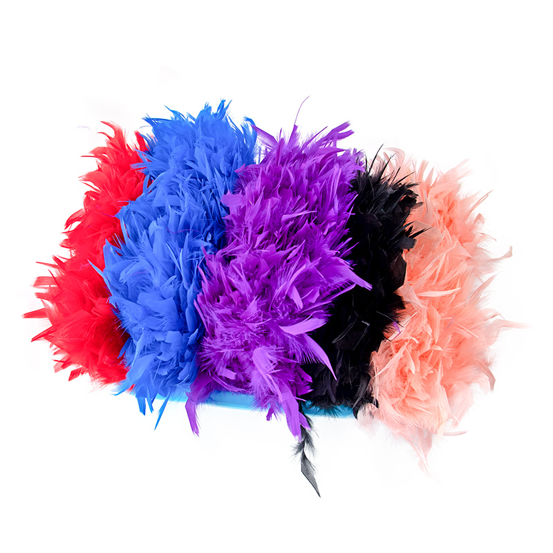 2Meters Natural Turkey Feather - Feather Trim Marabou ulasan dan harga