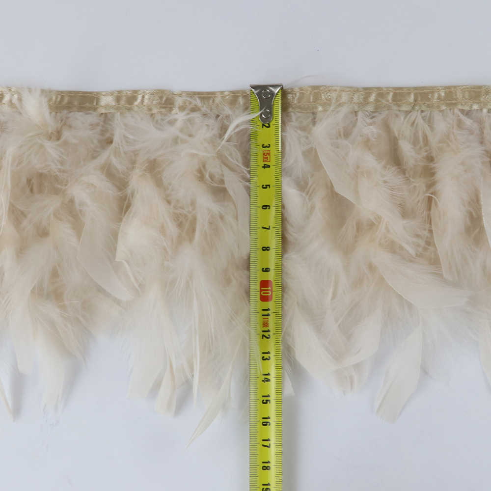 2Meters Natural Turkey Feather - Feather Trim Marabou ulasan dan harga