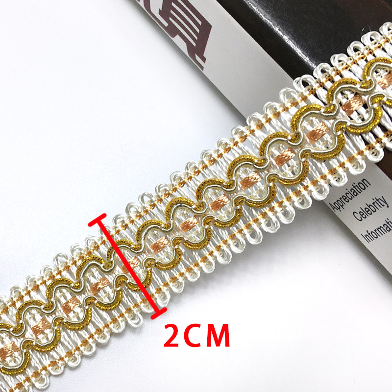 11.5M Tassel Braid Fringe 2cm  - Beaded Trim Fringe ulasan dan harga