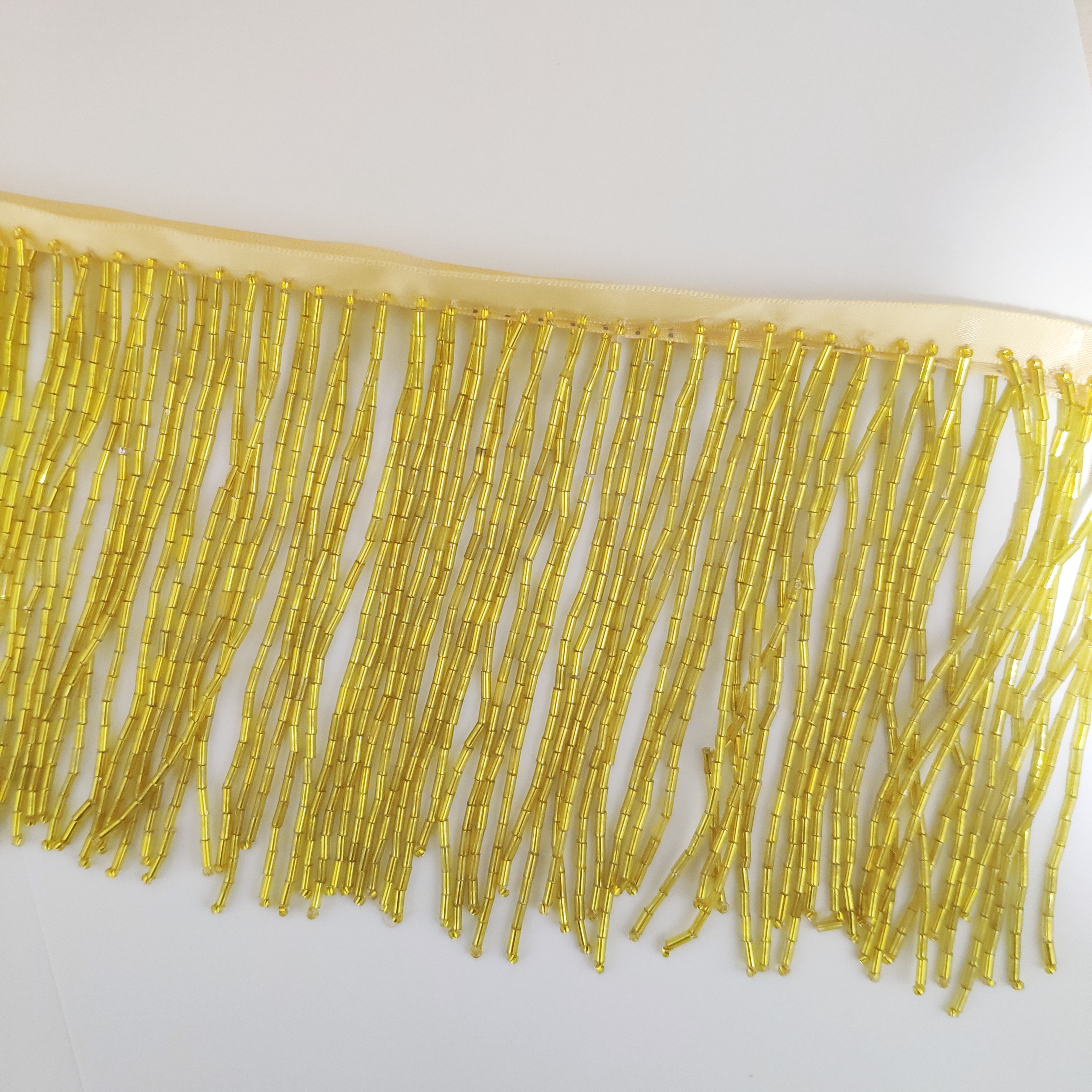 10cm Wide All Bugle Beads Bead - Beaded Trim Fringe ulasan dan harga