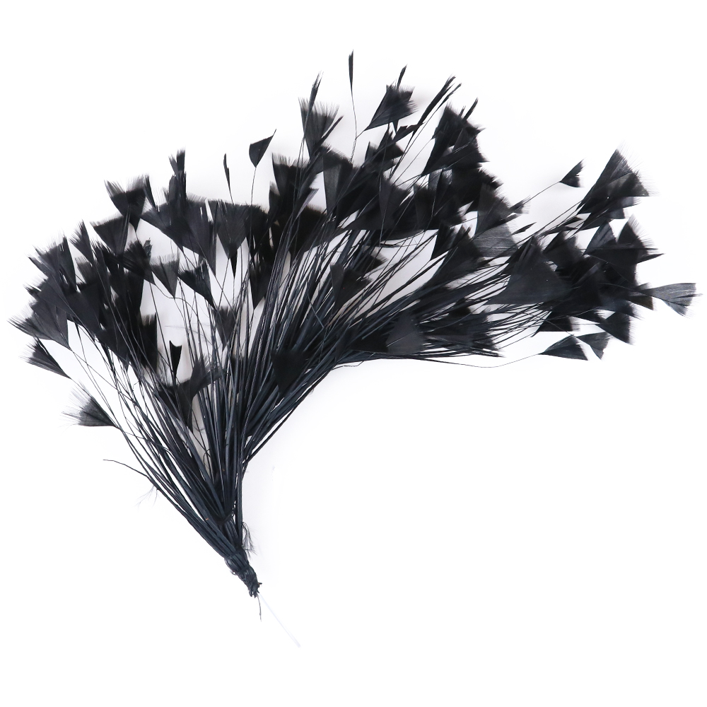 1Meter Black Ostrich Goose Mar - Feather Trim Marabou ulasan dan harga