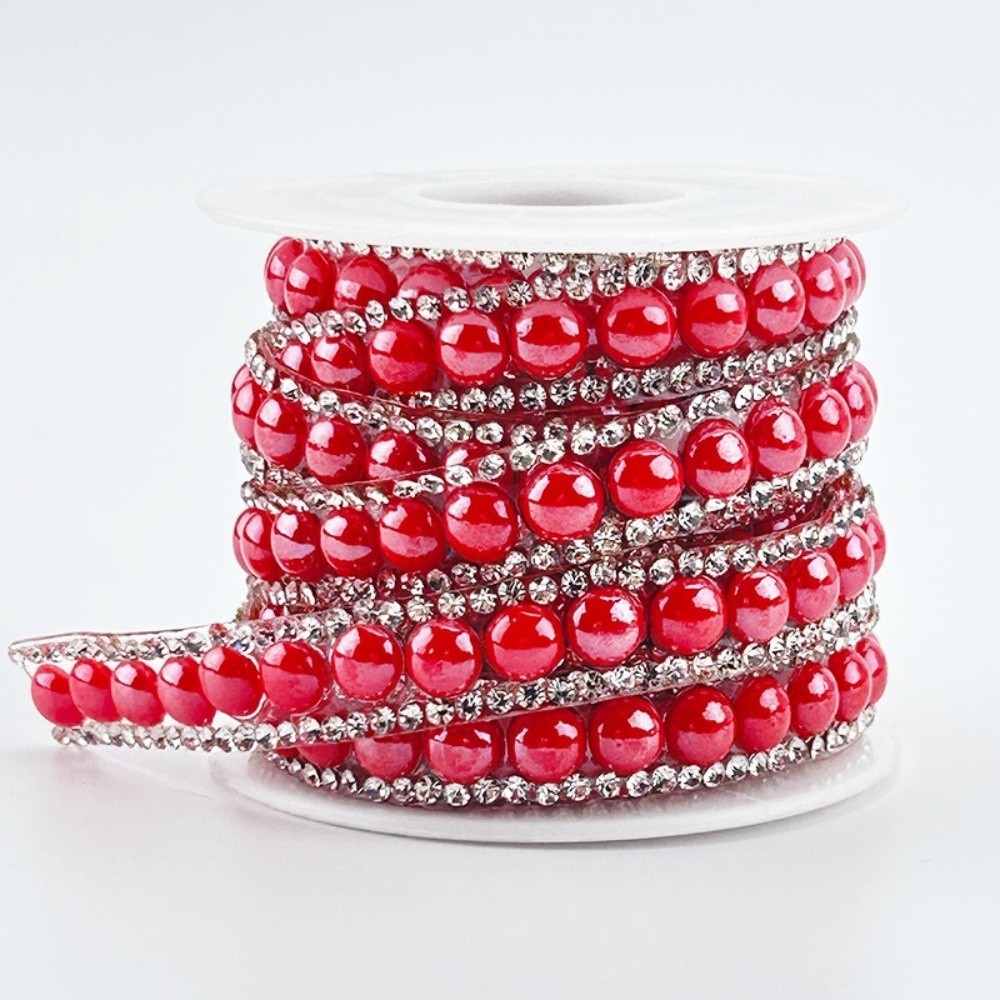 3 Yards Colorful Self Adhesive - Pearl Trim Chain ulasan dan harga