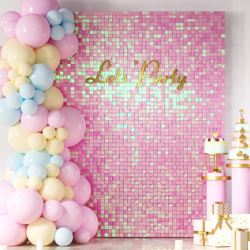 6/12/24/25/26/27Pcs Shimmer Wa - Sequin Fabric Panel ulasan dan harga