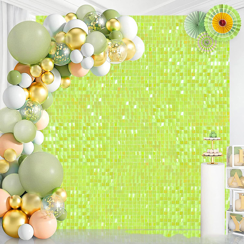 6/12/24/25/26/27Pcs Shimmer Wa - Sequin Fabric Panel ulasan dan harga