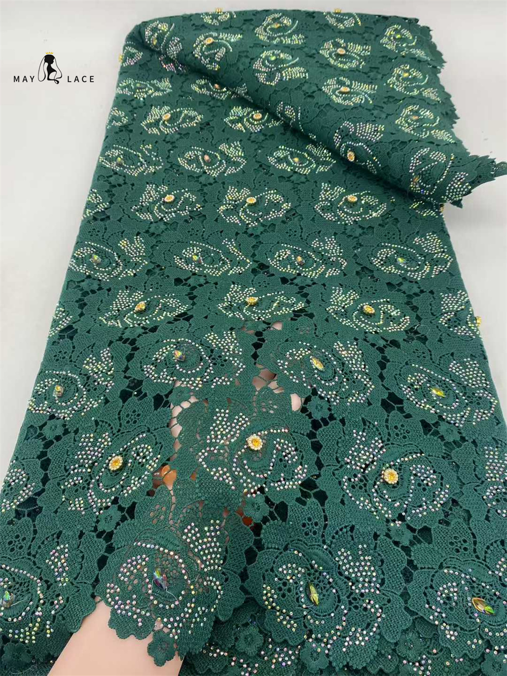 Latest Cord Guipure Lace Fabri - Crystal Mesh Fabric ulasan dan harga