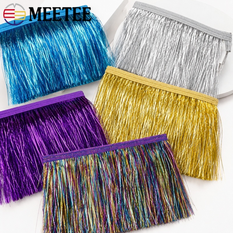 5/10M 10/15/20cm Sequin Tassel - Fringe Ribbon Sewing ulasan dan harga