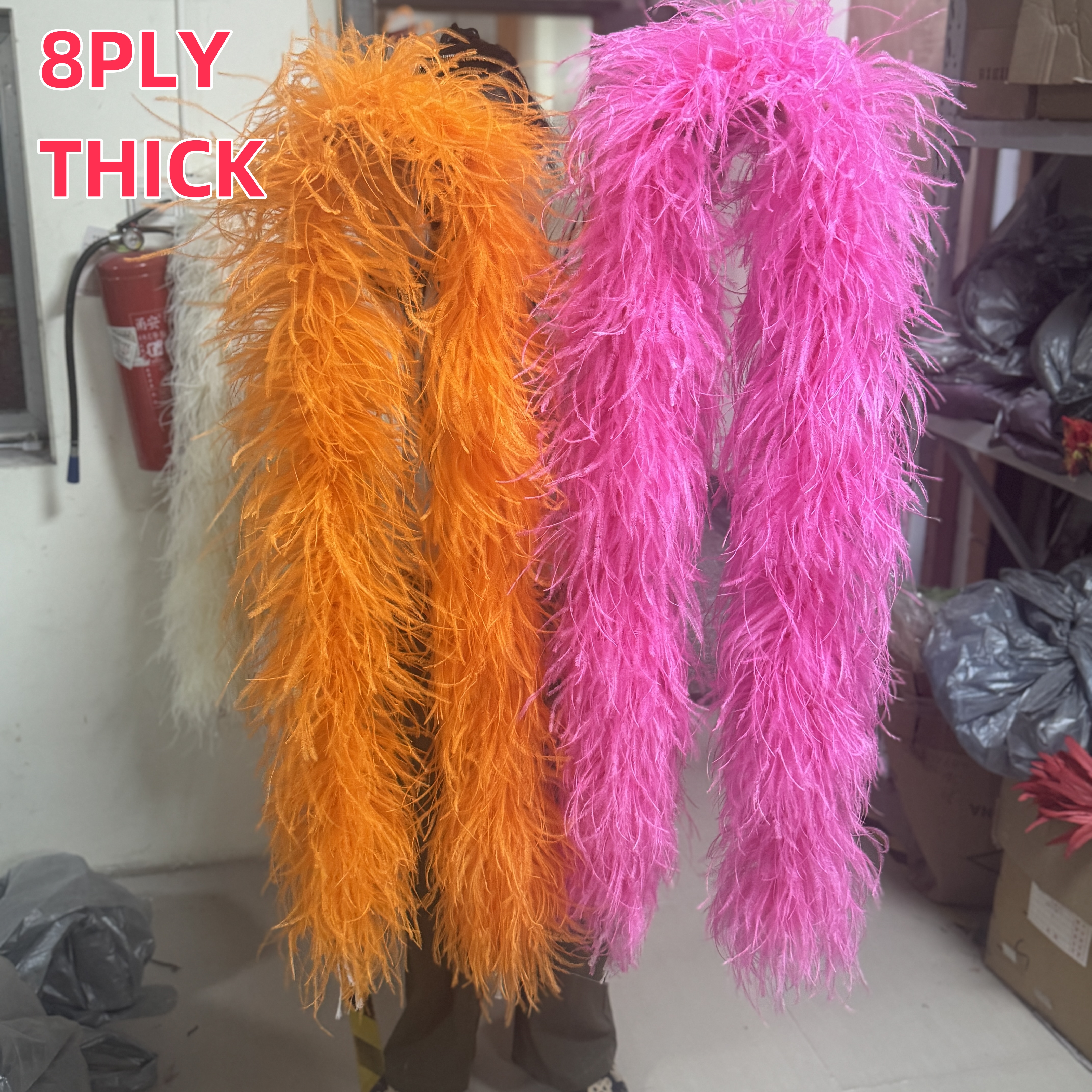 6 8 Ply Boa Natural Ostrich Fe - Feather Trim Marabou ulasan dan harga