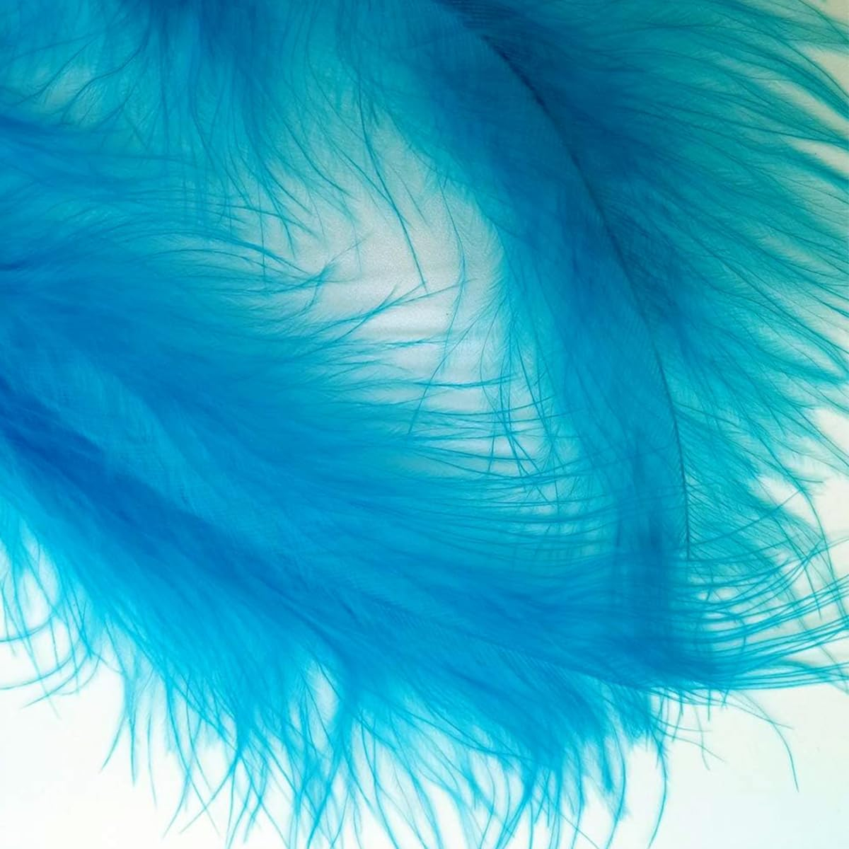 Lake Blue Turkey Marabou Feath - Feather Trim Marabou ulasan dan harga