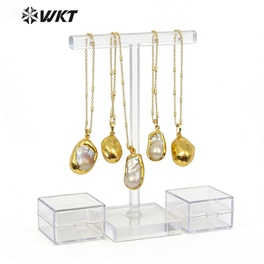 WT-JN063 Natural Freshwater Pe - Pearl Trim Chain ulasan dan harga