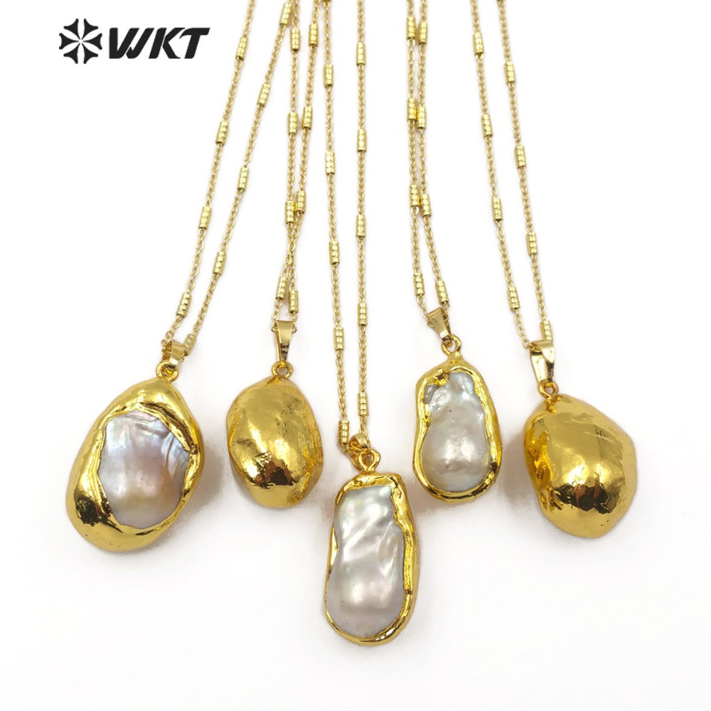 WT-JN063 Natural Freshwater Pe - Pearl Trim Chain ulasan dan harga